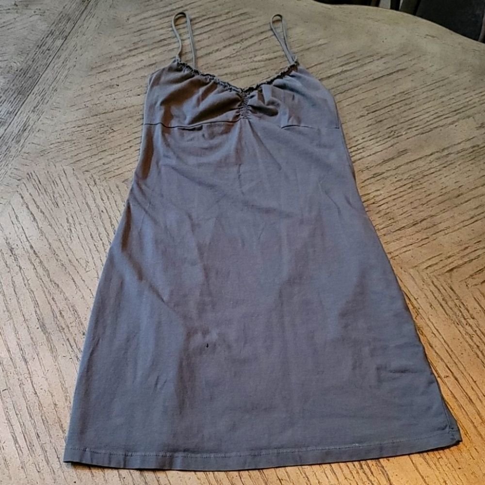 Dark green spaghetti strap summer dress size 4